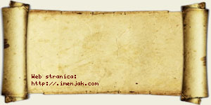 Isidor Bošković vizit kartica